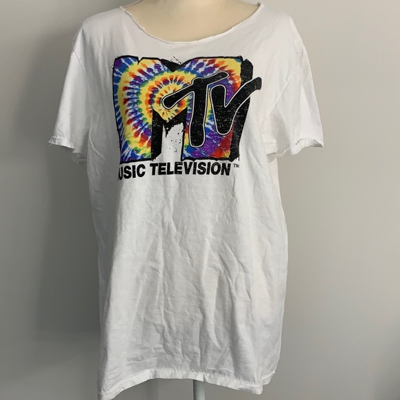 MTV Long Sleeve & Cutoff Neck Tee BUNDLE - Picture 2 of 6